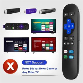 img 2 attached to 📱 Пульт ДУ OMAIC: Совместим с Roku 1, 2, 3, 4 HD LT XS XD Premier и Express (не для Roku Stream Stick и Roku TV)