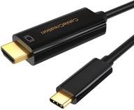 🔌 6ft 4k @ 60 гц usb c к hdmi 2.0 кабель, кабель cablecreation type c к hdmi для macbook pro 2020, macbook air, chromebook pixel, ipad pro 2020 2018, surface book 2, galaxy s20/s10, lg v30 логотип