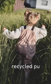 img 2 attached to 🌱 CeLaVi - Eco-friendly Reflective Waterproof Dungarees Overalls for Children, Made from Recycled Plastic, Ages 1-9 Years