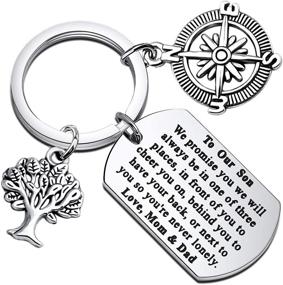 img 4 attached to 🎓 CYTING Inspirational Keychain: Heartwarming Gift To Our Son from Mom and Dad – Perfect for Graduation, Anniversary, Birthday, and Long-Distance Moments