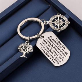 img 3 attached to 🎓 CYTING Inspirational Keychain: Heartwarming Gift To Our Son from Mom and Dad – Perfect for Graduation, Anniversary, Birthday, and Long-Distance Moments