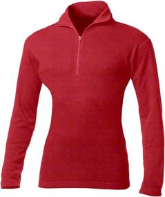 img 1 attached to 🧥 Minus33 Merino Wool 814 Sequoia Women's Midweight 1/4 Zip - Non-itch Sustainable Fabric