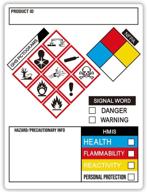 labels osha chemical safety stickers logo