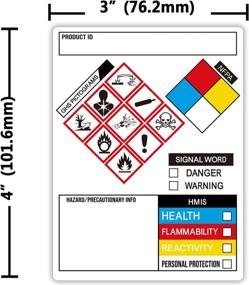 img 3 attached to Labels OSHA Chemical Safety Stickers