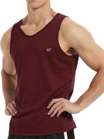 img 3 attached to 🔥 EZRUN Men's Tank Tops: Quick Dry Sleeveless Shirts for Bodybuilding, Gym, Jogging, Running, and Fitness Training