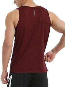 img 2 attached to 🔥 EZRUN Men's Tank Tops: Quick Dry Sleeveless Shirts for Bodybuilding, Gym, Jogging, Running, and Fitness Training