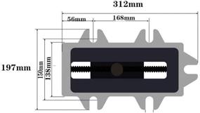 img 2 attached to 🔩 Ultimate Precision: 6 Inch Cross Sliding Compound Milling Benchtop Designed for Optimal Performance