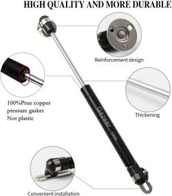 img 2 attached to 🔓 Gazeer 6 Pcs Gas Strut Lift Support: Enhance Cabinet Door Lift with 100N/22.5lb Pneumatic Strength