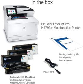 img 2 attached to HP LaserJet Multifunction M479Fdn Next Business