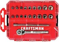 craftsman 20-piece socket set: sae / metric, 1/4-inch drive (cmmt12008) - ultimate precision and versatility! logo