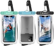 📱 raxfly 3 pack ipx8 floating waterproof phone case – keep your phone dry and safe up to 7 inches, ideal for beach and surfing activities logo