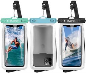 img 4 attached to 📱 RAXFLY 3 Pack IPX8 Floating Waterproof Phone Case – Keep Your Phone Dry and Safe up to 7 Inches, Ideal for Beach and Surfing Activities