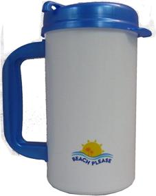 img 2 attached to 🏖️ Stay Beach-Bound with the In My Mind 32oz Insulated Travel Mug - Lid Included