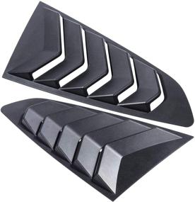 img 1 attached to E-cowlboy GT Lambo Style Side Window Louver Sun Shade Cover for Ford Mustang 2015-2021 (2PCS)