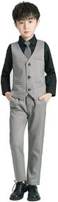 img 1 attached to TTBZKALE Formal Black Boys' Dresswear for Suits & Sport Coats - Premium Clothing