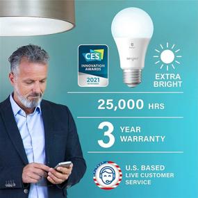 img 3 attached to 💡 Лампочка Sengled Bluetooth с возможностью диммирования: эквивалентная яркость для идеального контроля освещением