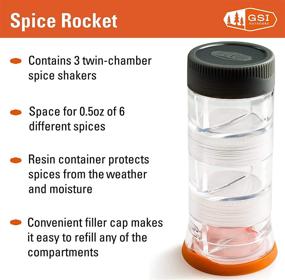 img 1 attached to GSI Outdoors - Spice Rocket: Camping and Outdoors Spice Carrier - Lightweight and Modular!