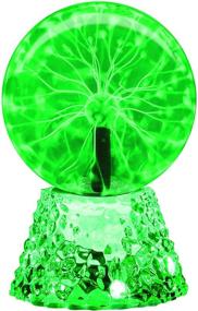 img 4 attached to RAYWER 6 Inch Touch & Sound Sensitive 🎄 Green Plasma Ball: Perfect Christmas Party Gift & Decoration!