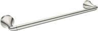 moen my6218bn hamden single towel bar: stylish and functional 18-inch brushed nickel design logo