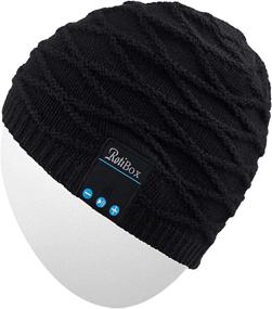 img 4 attached to Rotibox Bluetooth Headphone Hat Attachment for Snowboarders - Hands-Free & Stylish Boys' Accessory