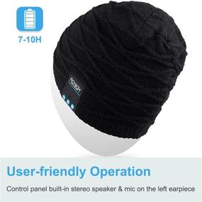 img 1 attached to Rotibox Bluetooth Headphone Hat Attachment for Snowboarders - Hands-Free & Stylish Boys' Accessory