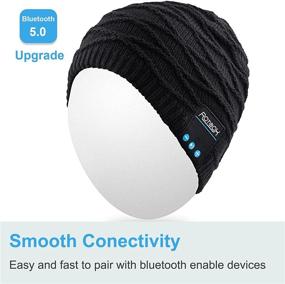 img 2 attached to Rotibox Bluetooth Headphone Hat Attachment for Snowboarders - Hands-Free & Stylish Boys' Accessory