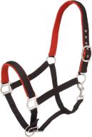 durable tough 1 nylon padded halter with satin hardware - premium quality for maximum comfort logo