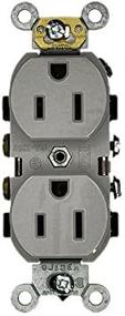 img 1 attached to 🔌 High-Quality Leviton 5242 GY Industrial Receptacle Grounding for Reliable Electrical Connections