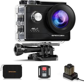 img 4 attached to 📷 4K Sports Camera - 20MP, 40M Waterproof, 170°Wide-Angle, WiFi, Underwater Action Camera with Remote Control, 2 Batteries, 2.0'' LCD, Ultra HD, Mounting Accessories Kit [2021 NEW VERSION]