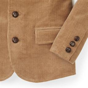 img 2 attached to 👔 Stylish and Durable Boys' Corduroy Blazer by Hope & Henry: A Perfect Addition to His Wardrobe