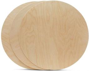 img 2 attached to Woodpeckers 24 inch Birch Plywood Discs - Pack of 1 Unfinished Wood Circles for Crafts