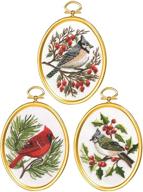 🧵 winter birds cross stitch supplies by janlynn: exquisite embroidery essentials for seasonal masterpieces logo