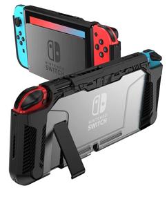 img 4 attached to Protective Nintendo Dockable Compatible Shock Absorption Anti Scratch