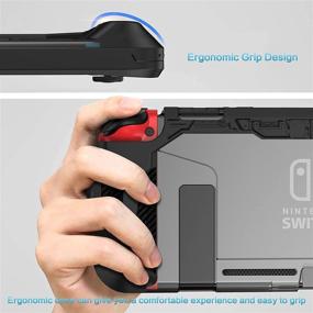 img 2 attached to Защитный совместимый с док-станцией Nintendo Ударопоглощающий против царапин