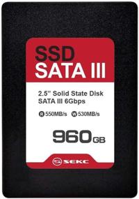 img 4 attached to 💾 SEKC 960GB SSD SATA III 6 Gb/s, Скорость чтения/записи до 550/530 Мб/с, Внутренний 2,5-дюймовый накопитель, толщиной 7 мм (SS310960G) - Улучшен для поисковой оптимизации