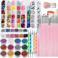 fandamei brushes dotting butterfly rhinestones logo