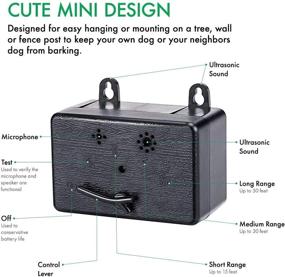 img 1 attached to 🐶 Sonic Bark Repellents – Effective Dog Barking Control Devices, Anti Barking Device, Bark Control, Dog Whistle to Stop Barking (Black)