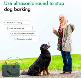 img 3 attached to 🐶 Sonic Bark Repellents – Effective Dog Barking Control Devices, Anti Barking Device, Bark Control, Dog Whistle to Stop Barking (Black)