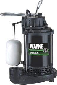 img 4 attached to 💧 WAYNE CDU800 0.5 HP Submersible Sump Pump Made of Cast Iron and Steel - Integrated Vertical Float Switch