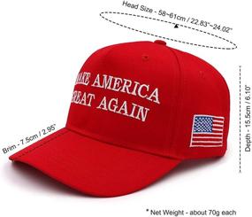 img 3 attached to 🧢 Men and Women's Adjustable CHUNG USA MAGA Cap: Making America Great Again - Trump 2024