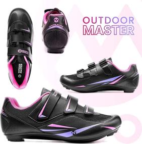 img 1 attached to 🚴 OutdoorMaster Unisex Cycling Shoes: Road Bike Shoes with 2 Cleat Compatibility for Men and Women – Perfect for Racing, Indoor Cycling, and Outdoor Adventures!