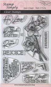 img 4 attached to Stamp Simply Christian Religious Daffodil