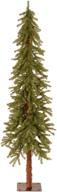 🌲 6ft national tree company artificial christmas tree with stand - hickory cedar slim логотип