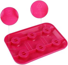 img 1 attached to 🍦 Popsicle Molds 3 Sets: Make Delicious Ice Pops with Funnel and Brush in 3 Vibrant Colors