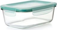 🔒 versatile and secure: oxo good grips 8 cup smart seal glass rectangle container логотип