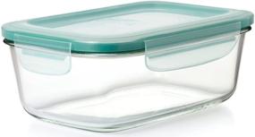 img 4 attached to 🔒 Versatile and Secure: OXO Good Grips 8 Cup Smart Seal Glass Rectangle Container