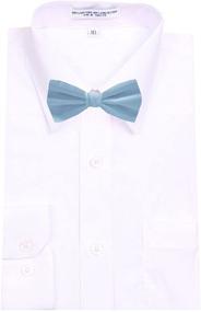 img 1 attached to 🎀 B PBT ADF 23 Boys Pre Tied Bowtie: Stylish Navy Accent for Boys' Accessory Collection