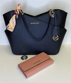 img 3 attached to Authentic MICHAEL Michael Kors Shoulder Signature Handbags & Wallets: Explore Chic Totes for Women!