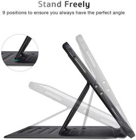 img 1 attached to 📱 ESR Sentry Stand Case for iPad Pro 11" 2020 & 2018 | 9 Convenient Stand Angles with Strong Magnet | Rugged Protective Cover with Pencil Holder | Auto Sleep/Wake - Black | Enhanced SEO