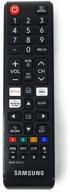 🖥️ black samsung oem remote control (bn59-01315j) with netflix hotkey logo